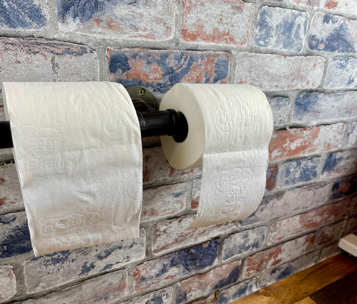 Industrial Style Pipework Double Toilet Roll Holder

Made to order industrial style metal pipework double toilet roll holder in a choice of colours. Free UK delivery by Splintered