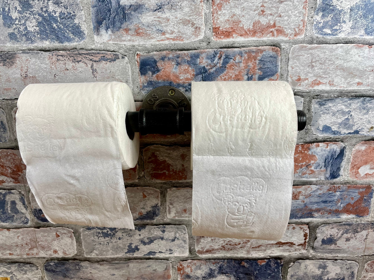 Industrial Style Pipework Double Toilet Roll Holder

Made to order industrial style metal pipework double toilet roll holder in a choice of colours. Free UK delivery by Splintered