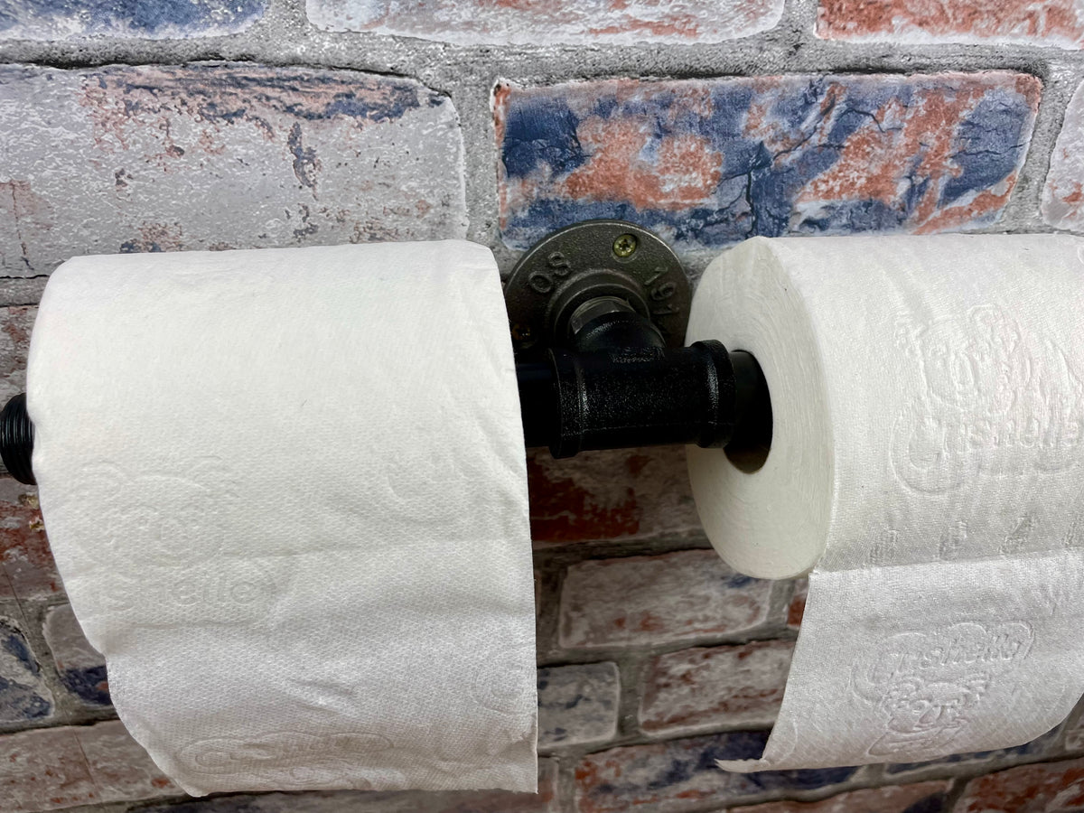 Industrial Style Pipework Double Toilet Roll Holder

Made to order industrial style metal pipework double toilet roll holder in a choice of colours. Free UK delivery by Splintered