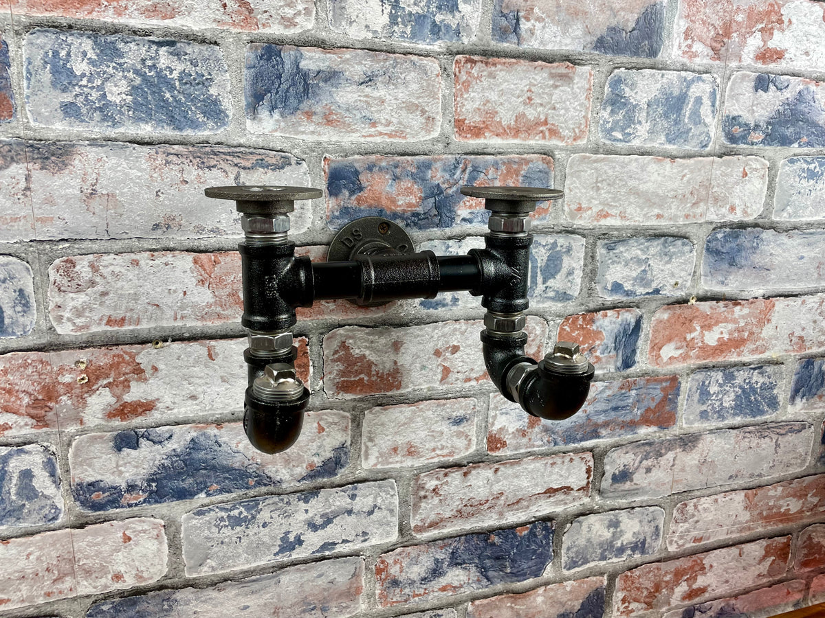Industrial Style Metal Pipework Coat Hooks Set

Chunky and super sturdy, these metal coat hook sets come fully built and ready to attach to your wall. Perfect from coats, scarves, hats, keys and more.