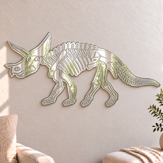 Triceratops Skeleton Mirror

This fun and unique Velociraptor Skeleton mirror makes a great addition to any children's bedroom, playroom or play area.