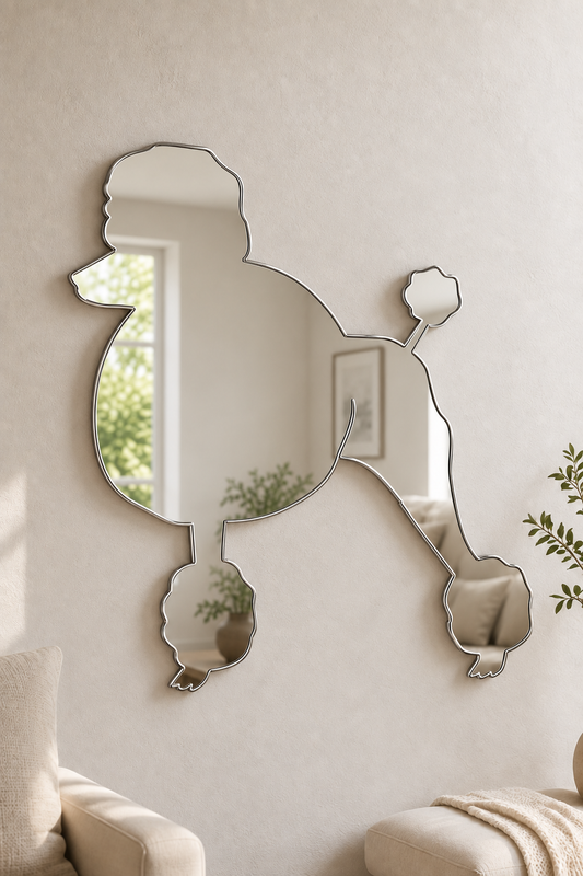 Poodle Mirror
